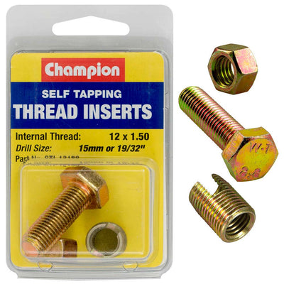 Champion S/Tapp. Thread Insert - M12 x 1.50mm -1pk Default Title