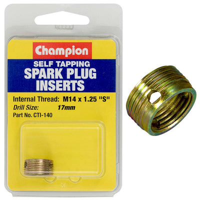 Champion S/Tapp. Thread Insert - M14 x 1.25mm Short -1pk Default Title