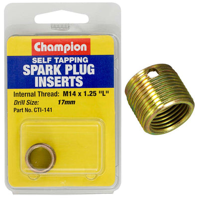Champion S/Tapp. Thread Insert - M14 x 1.25mm Long -1pk Default Title