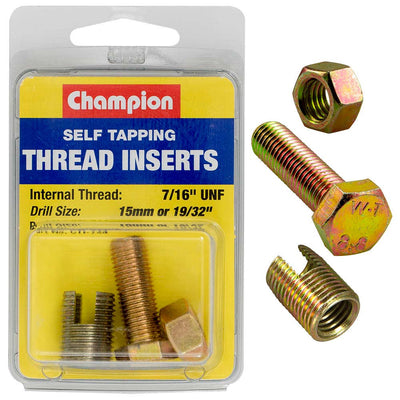 Champion S/Tapp. Thread Insert - 7/16in UNF -1pk Default Title