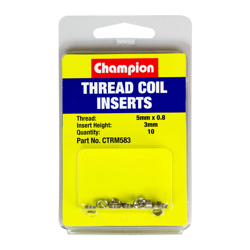 Champion M5 x 0.8 x 3mm Thread Insert Refills -10pk Default Title