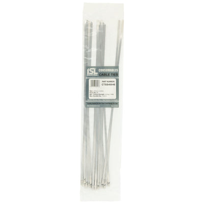 ISL 400 x 4.6mm 316 Stainless Cable Tie - 20pk Default Title