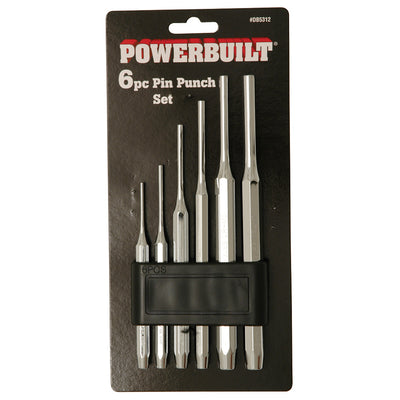 6pc Parallel Pin Punch Set Default Title