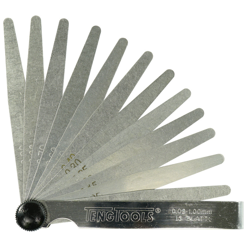 Teng 13 Blade Feeler Gauge 0.05-1.00 x 100mm Default Title