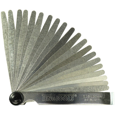 Teng 20 Blade Feeler Gauge 0.05-1.00 x 200mm Default Title