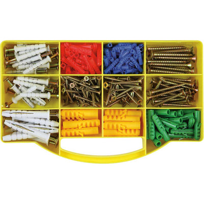 Champion GJ Grab Kit 315pc Screws, Anchors & Wall plug Kit** Default Title