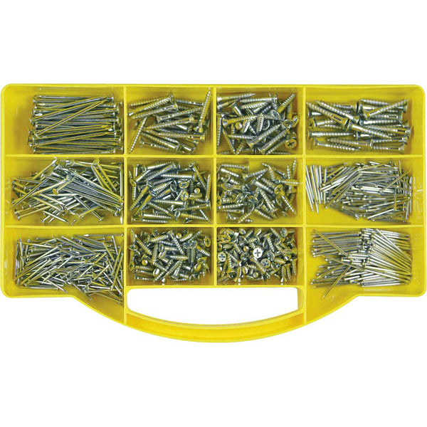 Champion GJ Grab Kit 800pc Woodscrews & Nails Kit** Default Title