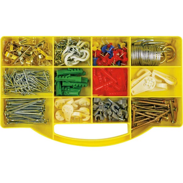 GJ KIT 360PC PIN, HOOK, NAIL WIRE & ANCHOR KIT Default Title