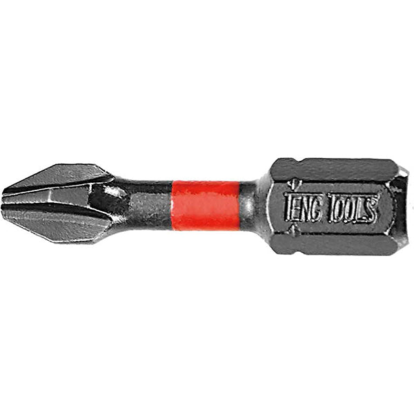 Teng 5Pc 1/4in GR2 Impact Screwdriver Bit 30mm Default Title