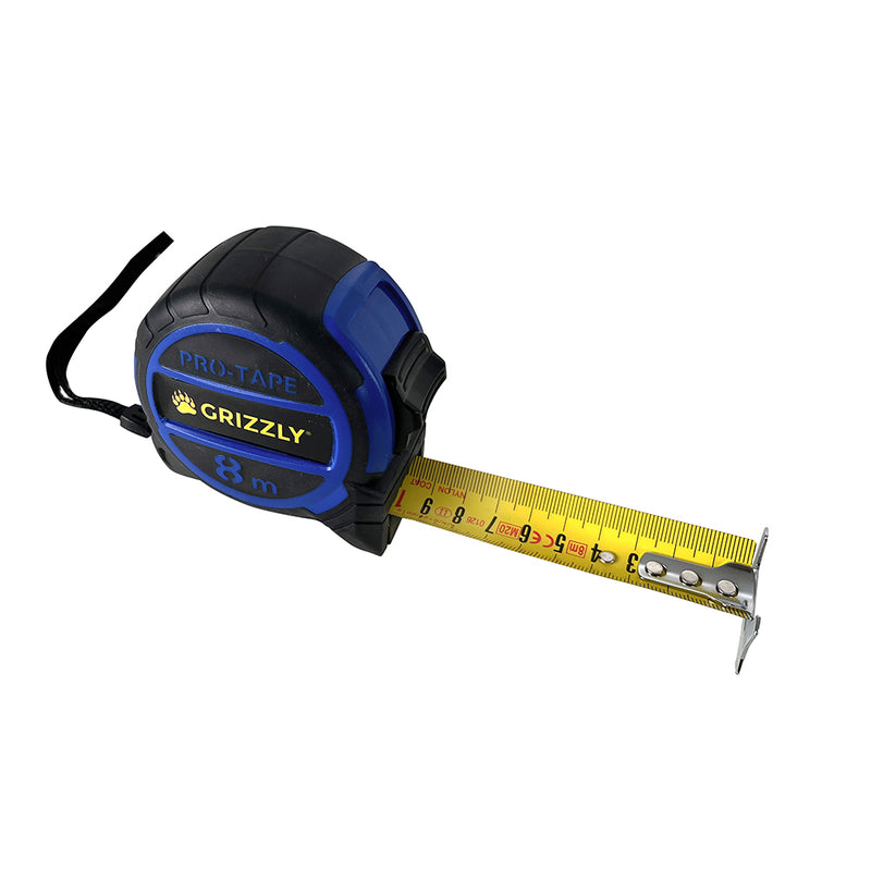 GRIZZLY PRO 8M METRIC TAPE MEASURE