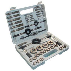 Groz 41 Piece Metric Tap & Die Set (M3-M12) Default Title