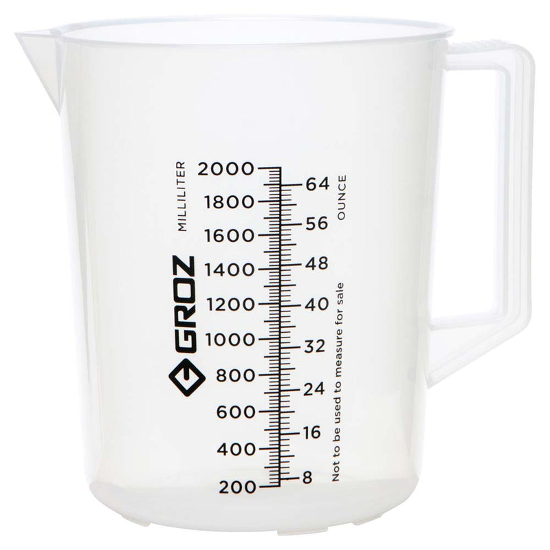 Groz Polypropylene Measuring Jug 2000ml Default Title