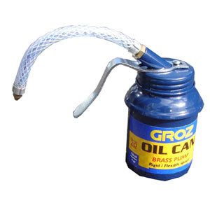 Groz 125ml/4oz Oil Can (Brass Pump) W/ Flex Spout Default Title