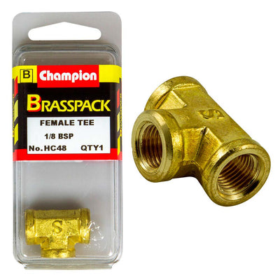 Champion Brass 1/8in Female 'T' Joiner Default Title