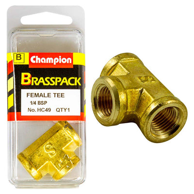 Champion Brass 1/4in Female 'T' Joiner Default Title