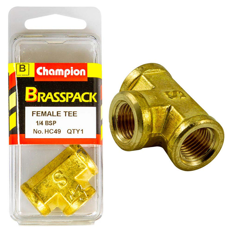 Champion Brass 1/4in Female &