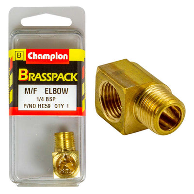 Champion Brass 1/4in BSP F/M Elbow Default Title