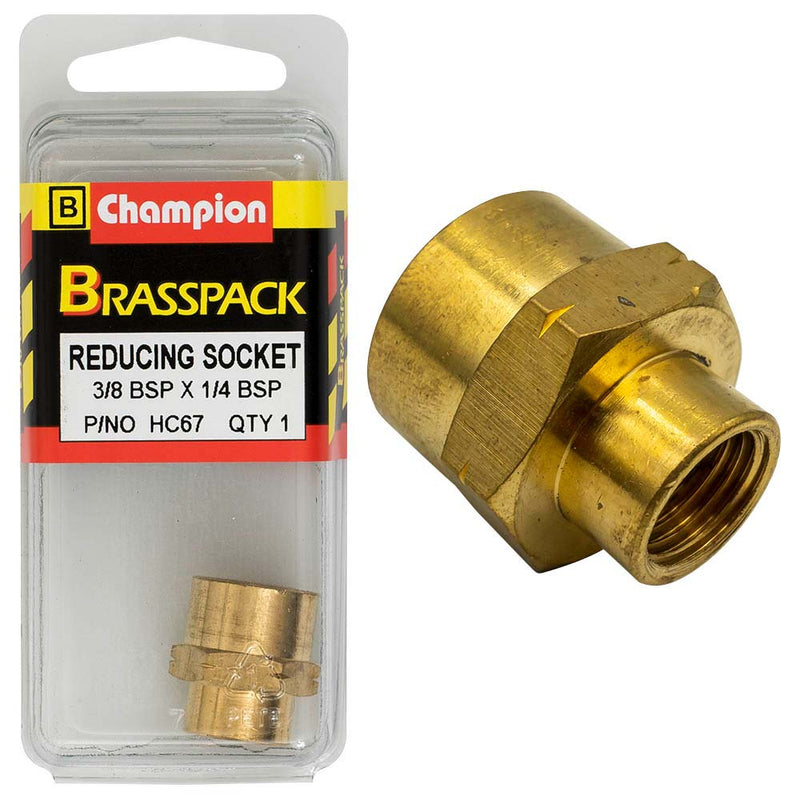 Champion Brass 3/8in x 1/4in BSP Reducing Socket Default Title