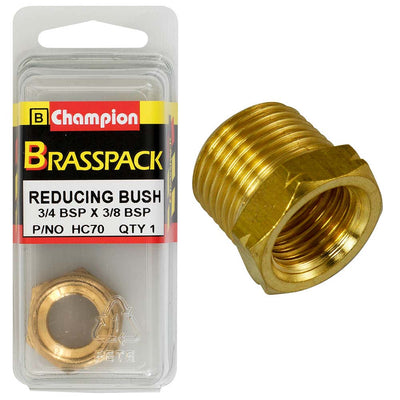 Champion Brass 3/4in x 3/8in BSP Reducing Bush Default Title