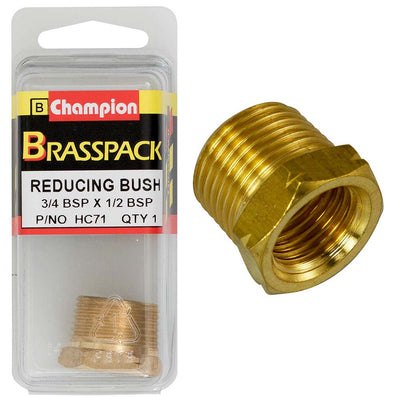 Champion Brass 3/4in x 1/2in BSP Reducing Bush Default Title