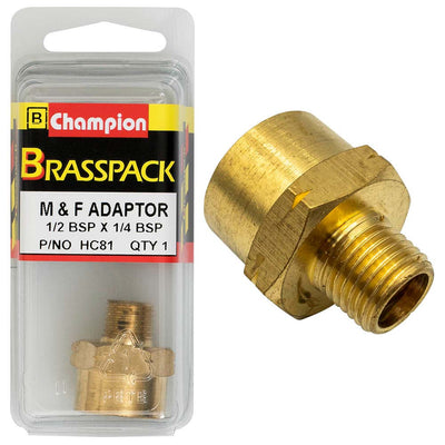 Champion Brass 1/2in x 1/4in BSP F/M Adaptor Default Title