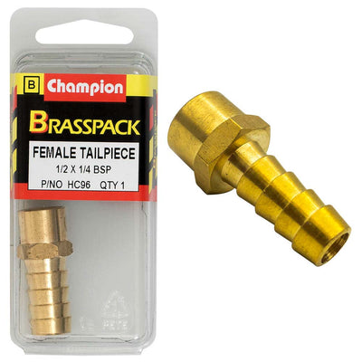 Champion Brass 1/2in x 1/4in Female Tailpiece Default Title