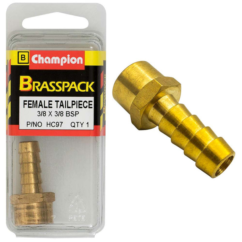 Champion Brass 3/8in x 3/8in Female Tailpiece Default Title