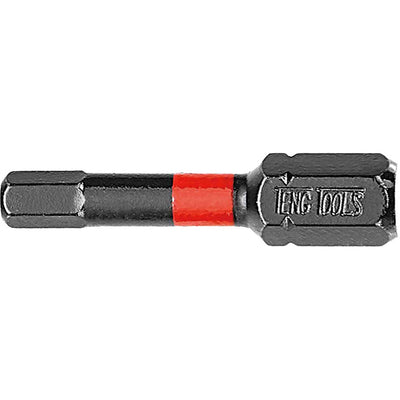 Teng 1pc 1/4in Hex 4mm Impact Screwdriver Bit 30mm Default Title