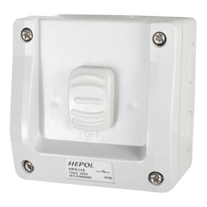 15A Weatherproof 1 Gang Surface Switch IP66** Default Title