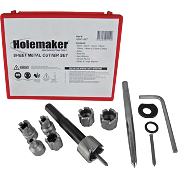 Holemaker Sheet Metal Cutter Set 13 Piece 8-20mm Default Title