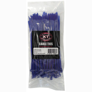 200 x 4.8mm Nylon Cable Tie-Blue - 100pc** Default Title
