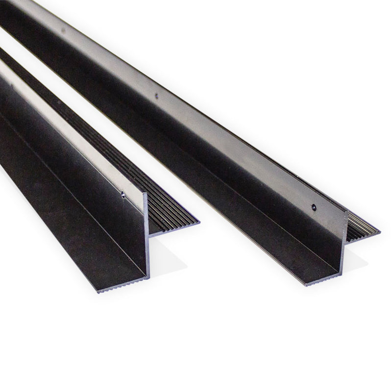BLACK EZY RAILS LARGE TWIN SOLAR PANEL