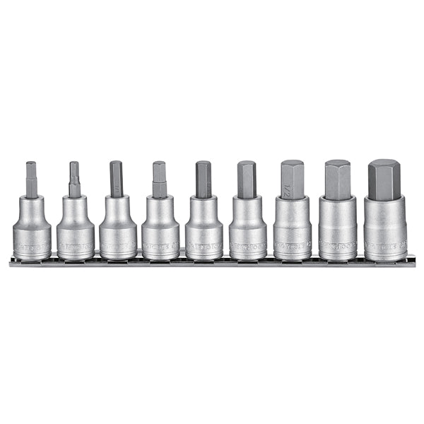 Teng 9pc 1/2in Dr AF Hex Bit Socket Set 3/16-5/8in Default Title