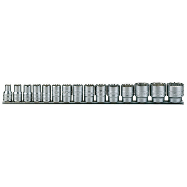 Teng 15pc 1/2in Dr. Metric Socket Set 10-32mm 12Pnt Default Title