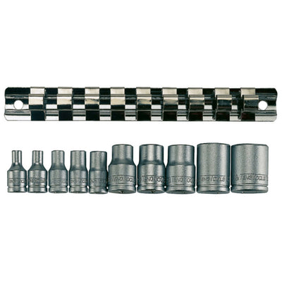 Teng 10pc 1/4in & 3/8in Dr. TX-E Socket Set E4-E18 Default Title