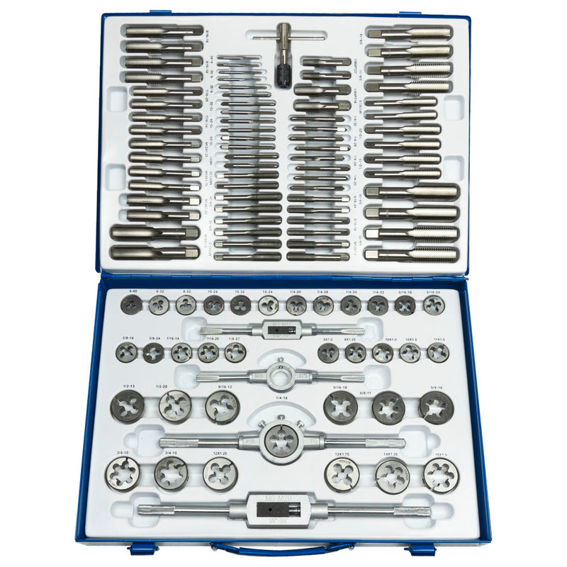 ProEquip 110pc UNC/UNF/Metric Tap & Die Set Default Title