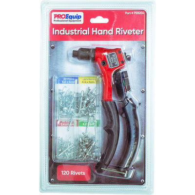 ProEquip Industrial Hand Riveter w/ 120 Rivets Default Title