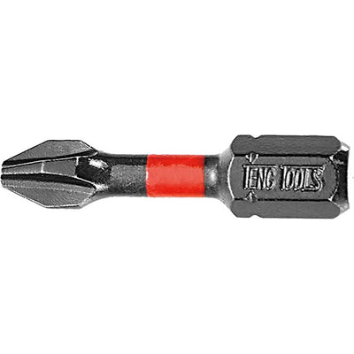 Teng 1pc 1/4in PH#2 Impact Screwdriver Bit 30mm Default Title