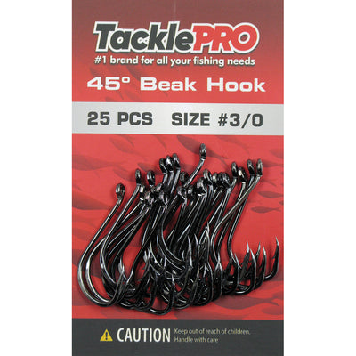 TacklePro 45deg. Beak Hook #3/0 - 25pc Default Title