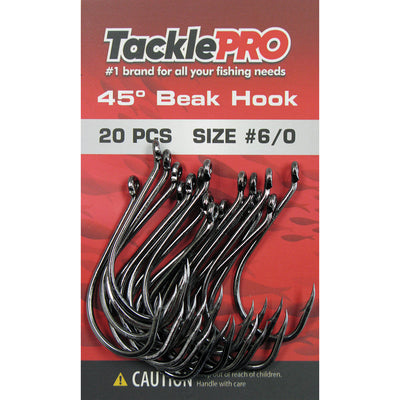 TacklePro 45deg. Beak Hook #6/0 - 20pc Default Title