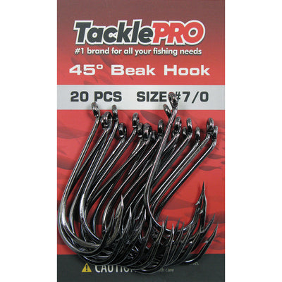 TacklePro 45deg. Beak Hook #7/0 - 20pc Default Title