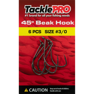 TacklePro 45deg. Beak Hook #3/0 - 6pc Default Title