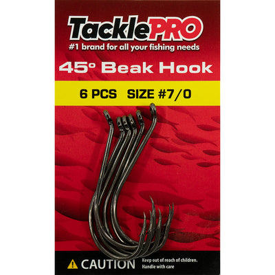 TacklePro 45deg. Beak Hook #7/0 - 6pc Default Title