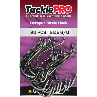 TacklePro Octopus Circle Hook 6/0 - 20pc Default Title