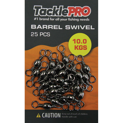 TacklePro Barrel Swivel 10.0kg - 25pc Default Title