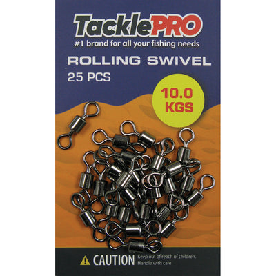 TacklePro Rolling Swivel 10kg - 25pc Default Title