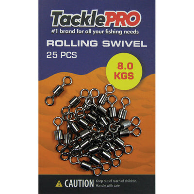 TacklePro Rolling Swivel 8.0kg - 25pc Default Title
