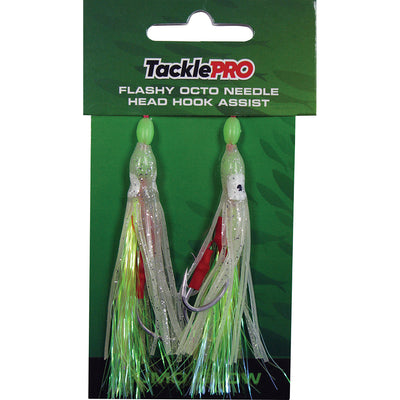 TacklePro Flashy Octopus Assist Hook - Lumo Glow - 2pc Default Title