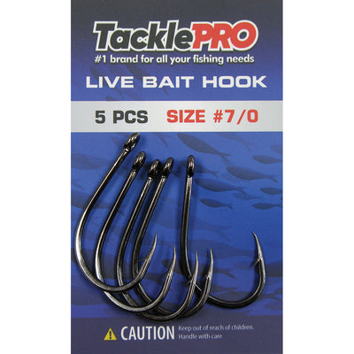TacklePro Live Bait Hook #7/0 - 5pc Default Title