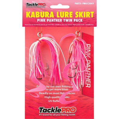 TacklePro Kabura Lure Skirt - Pink Panther (Twin Pack) Default Title